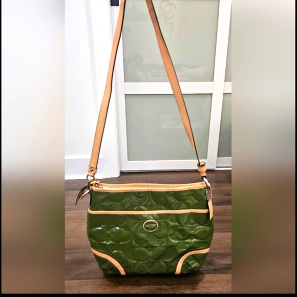 Coach Handbags - ‼️PRICE DROP📣COACH Peyton Embossed Patent Leather Crossbody Bag